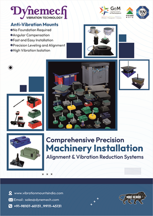 Anti-Vibration Mounts:  Precision Engineered for Vibration Free Machining : Dynemech