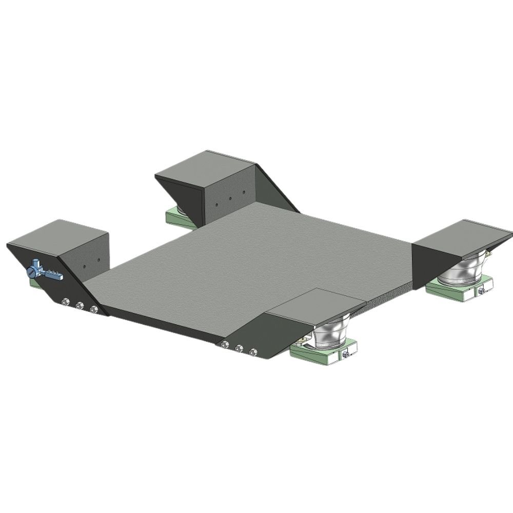 Anti Vibration Cradle Platform With Z - Plate