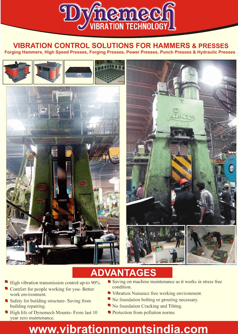 Anti Vibration Control Solutions for Hammers & Presses
