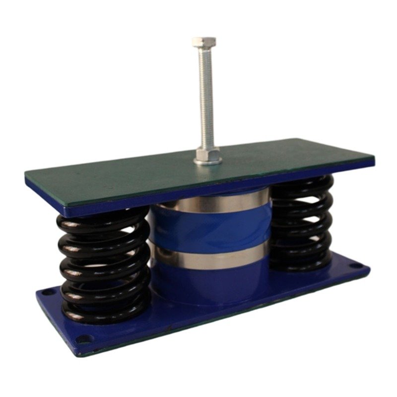 Open Type Spring Isolators with Safety Viscous Damping