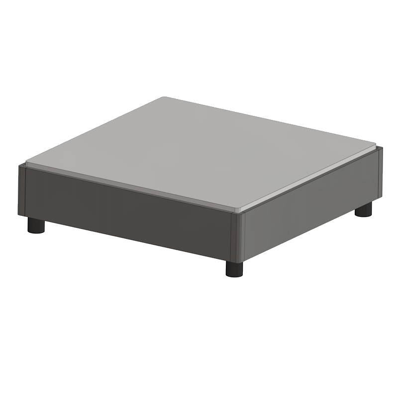 Anti Vibration Platform on Auto Levelling Pneumatic Mounts with Corian Marble Top