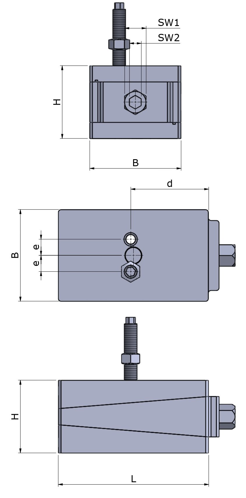 DBH1-M20x2.5x200-FG-DG - Image 2