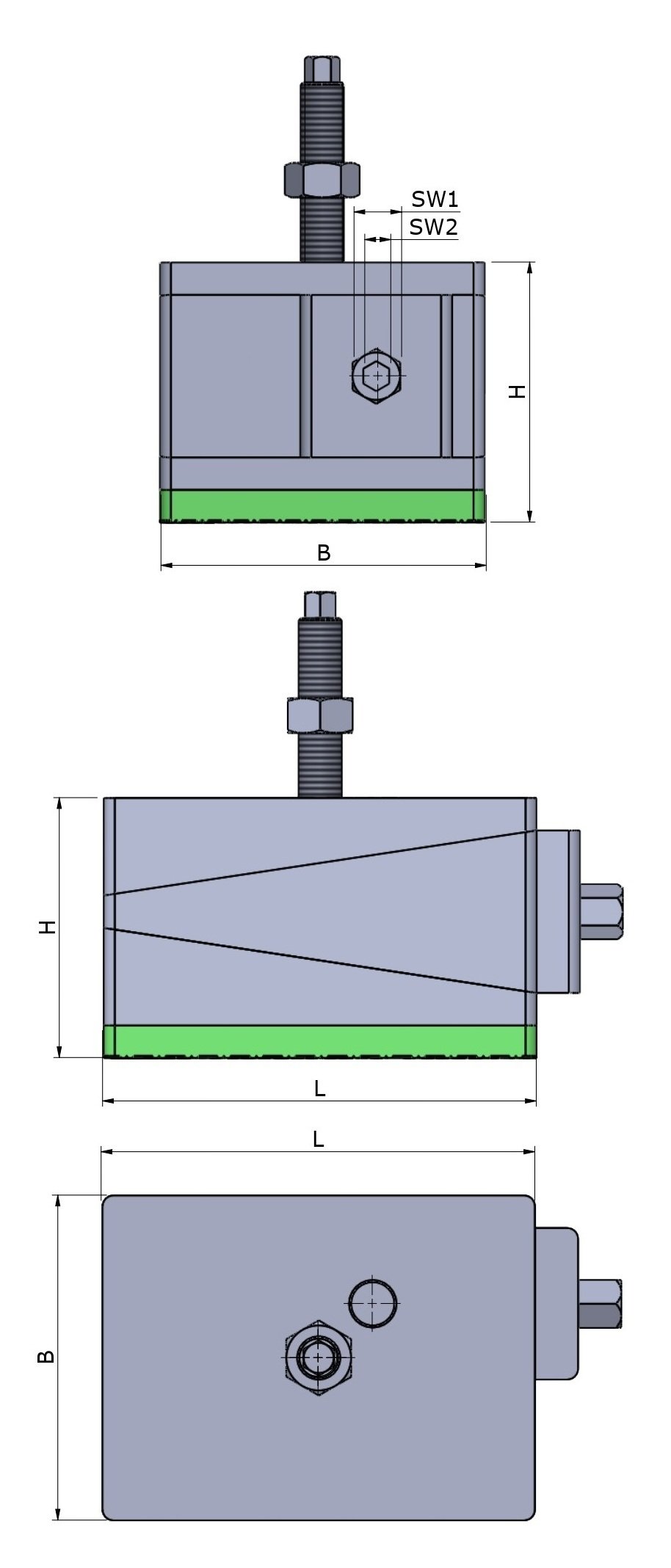 DBHOP2-u-10-145-M20-FG-DG - Image 2